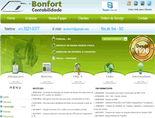 Tablet Screenshot of bonfortcontabilidade.com.br